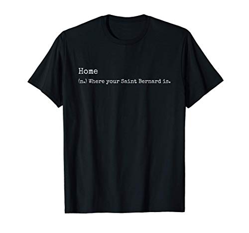 Definición De Casa San Bernardo Perro Camiseta