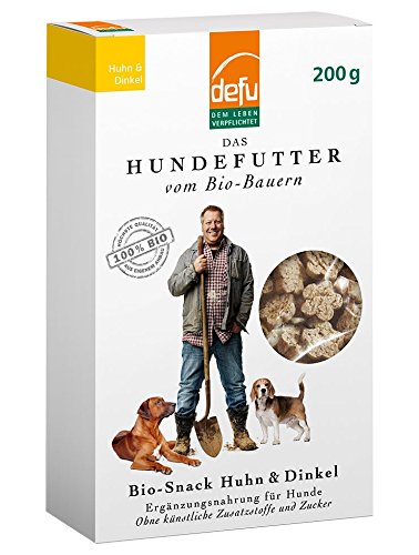 defu hundekekse bio con Gallina & Espelta – Perros erlies pollo bio Perros Snacks – disecada huhn| de fuga de la Fuga saludable erli para perros en 1er de O 6 unidades)