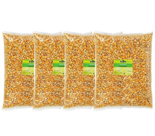 Dehner Granero maíz pienso Individual, 4 x 2,5 kg (10 kg)