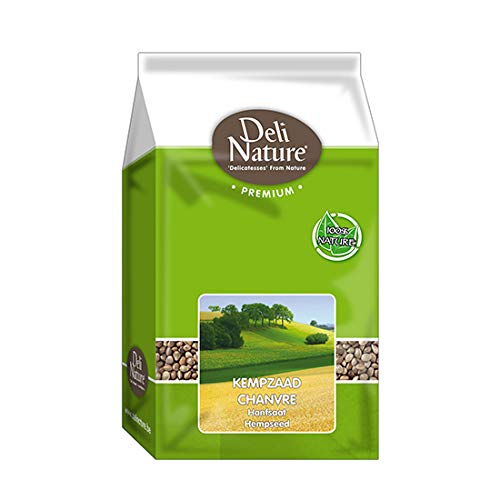 DELINATURE Semillas de Cáñamo, 0,7 kg, Pájaros