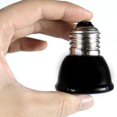 Desconocido Mini-emisor Lámpara Cerámica Infrarroja Criadora Reptil Bombilla Bajo como Mascota Iluminación - 60w
