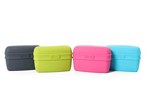 Dexas Popware for Pets - Bolsa para Perros, Color Gris y Verde