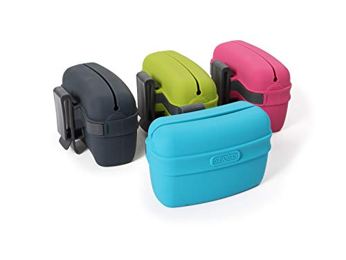 Dexas Popware for Pets - Bolsa para Perros, Color Gris y Verde