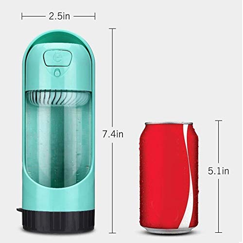 dgtrhted Botella de Agua de Perro portátil de Youthiny para Caminar, sin Goteo de Viaje Antibacterial para Mascotas para Beber wate