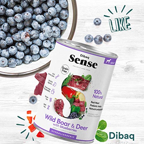 Dibaq Sense Gran Free Salmón y Pavo para cachorros de perro. 100% natural. Sin gluten.