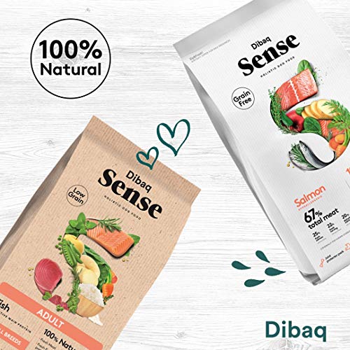 Dibaq Sense Low Grain Adult Fish. Alimento 100% Natural con pescado. 12 kg.