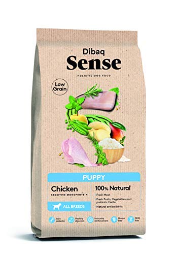 Dibaq Sense Low Grain Puppy Pollo. Alimento 100% Natural para cachorros. 12 Kg.