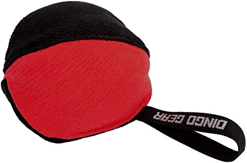 Dingo Gear Desires Bite Tug en Forma de Rodillo para Entrenamiento de Perros IGP K9 Work Play Nylcot Rojo