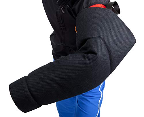 DINGO GEAR S01963 - Funda Blanda con asa para Entrenamiento de mordida de Cachorro, Hecha a Mano con Material francés, Color Negro