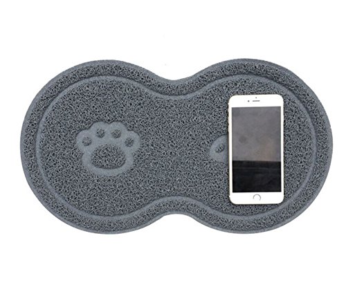 Diyafas Antideslizante Gatito de Mantel Alfombra de Tazón Alimentación Estera Mascotas Manta para Gatos y Perros