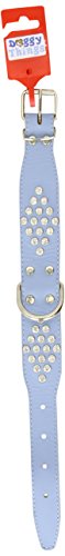 Doggy Things Fantasia - Collar de Piel con Diamantes