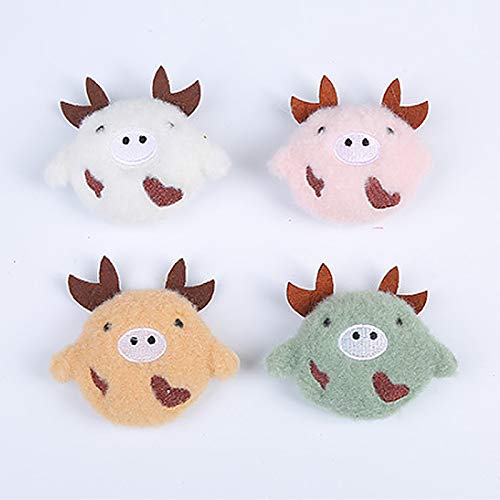 dontdo Juguete para gatos de peluche lindo gato de peluche juguete lindo de dibujos animados suave de peluche interactivo mordedura de peluche con hierba para gatos amarillo