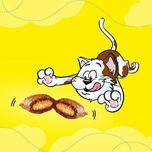 Dreamies Klassiker Katzensnacks - Traumhaft knusprige Bolsillos con tierno Relleno - 6 x 60 g