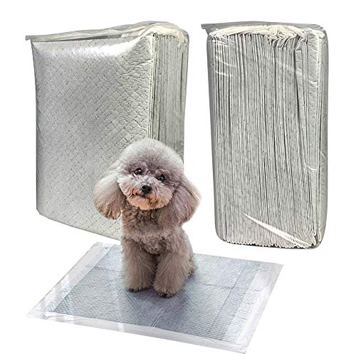 DZL- Empapadores de adiestramiento para Perros, carbón, Almohadillas de Entrenamiento 50 Almohadillas de Entrenamiento para Cachorros Súper Absorbentes de 55.8x55.8cm (40PC)