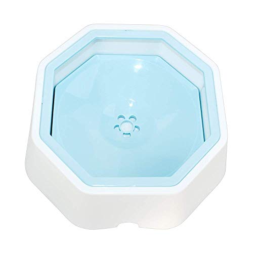 DZL- Tazón Flotante para Mascotas Bebedero Perro Tazón de Bebida Agua Flotante para Perro Gato Pájaros Mascotas Anti-Desbordamiento22*22 * 8cm (Aleatorio)
