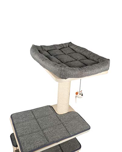 Ebi Europet Bernina 431-444610 Oslo - Rascador de Madera (48 x 38 x 109 cm)