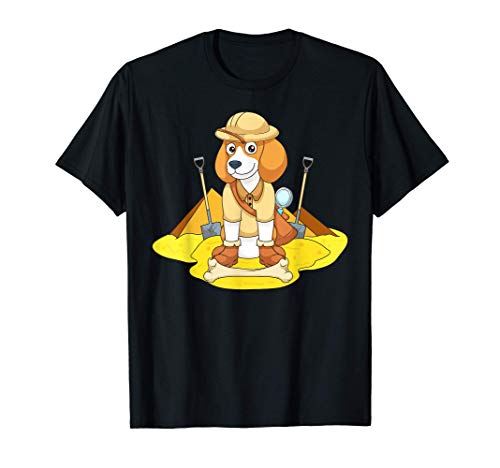 Egipto perro beagle Arqueólogo Arqueología Camiseta