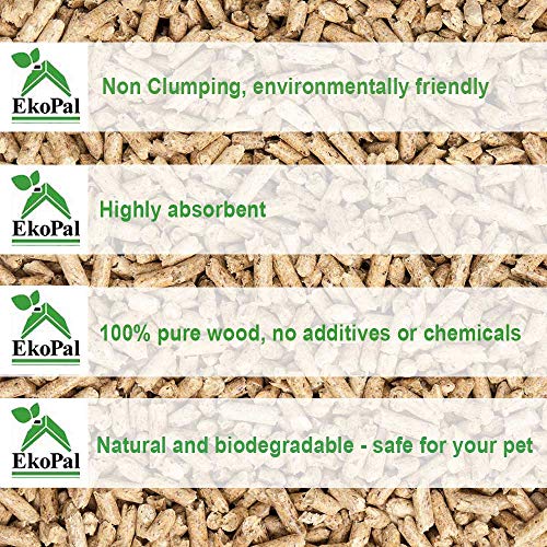 EkoPal Pellets de madera higiénicos para gatos