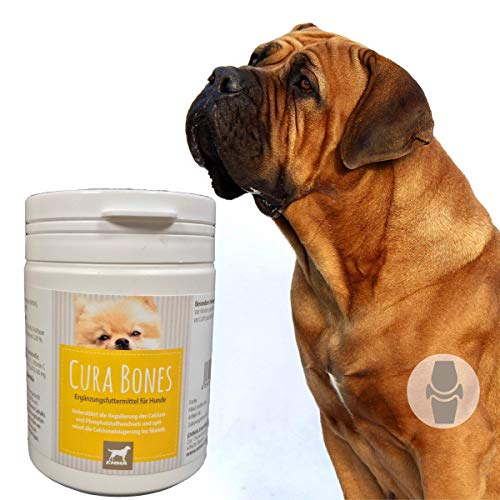 EMMA MSM & Glucosamina I Polvo para Juntas con azufre Metilsulfonilmetano I Comida suplementaria para Perros I para Juntas I Can 150g