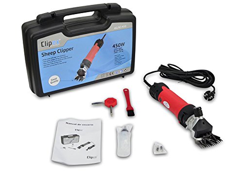 Esquiladora Eléctrica Para Ovejas 450W, 220V, Fácil De Usar, Sistema Anti-calentamiento, Cable Largo 4m, Ligero 1,5kg, Cortadora De Lana De Oveja, Trasquiladora, Maquina De Esquilar