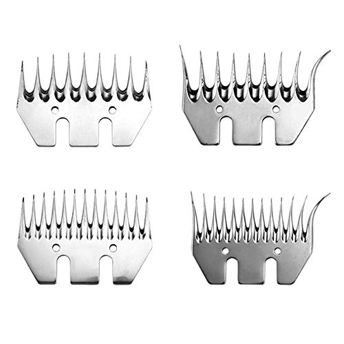 Esquiladora Eléctricas para Ovejas Cuchillas De Repuesto para Cizalla De Cabras Cuchillas Especiales para Tijeras De Lana Accesorios para Cabezales De Corte Hoja De 13 Dientes Curvos