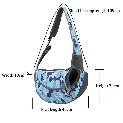 ETOPARS Mochila de Perros Gatos, Bolsa de Mensajero para Mascotas, Bolsos para Mascotas Transport¨ªn para Perros Gatos, Mochila de Hombro del Perro para Viajes, Bicicleta, Senderismo, Compras
