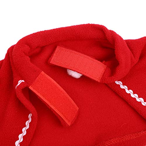 ETOPARS Trajes de Navidad para Perros, Santa Disfraz para Perros, Vestido de Navidad para Mascotas, Ropa Rojo para Perro Gato