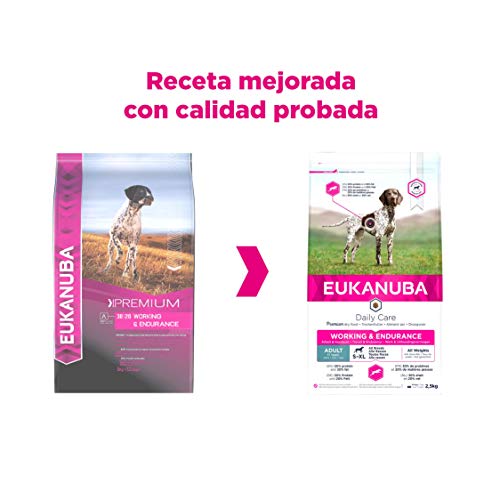EUKANUBA Daily Care Working & Endurance - Alimento Seco para Perros Adultos, Receta para Trabajo y Resistencia 2.5 kg