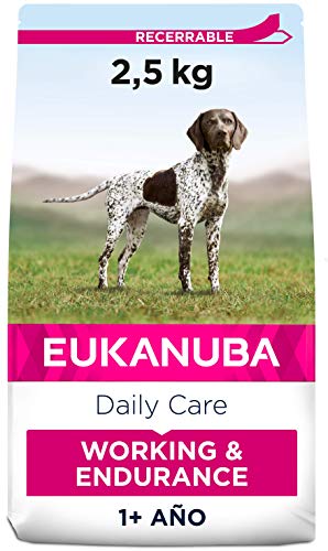 EUKANUBA Daily Care Working & Endurance - Alimento Seco para Perros Adultos, Receta para Trabajo y Resistencia 2.5 kg