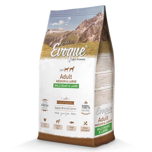 Evoque Adult Medium & Large Jabalí Y Cordero 12kg