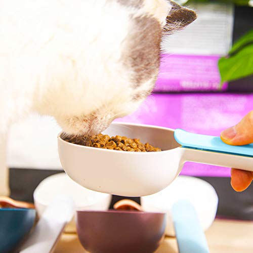 FANDE Pala para Arena de Gato, Pala de Alimentación de Mascota, Cuchara para Gatos, Pala de Comida para Gatos, para la Mayoría de los Tipos de Arena de Gato (2 Piezas)