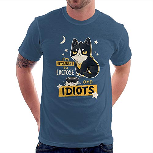 Fanisetas - Camisetas Divertidas - Gatos - Camiseta Intolerant (L)