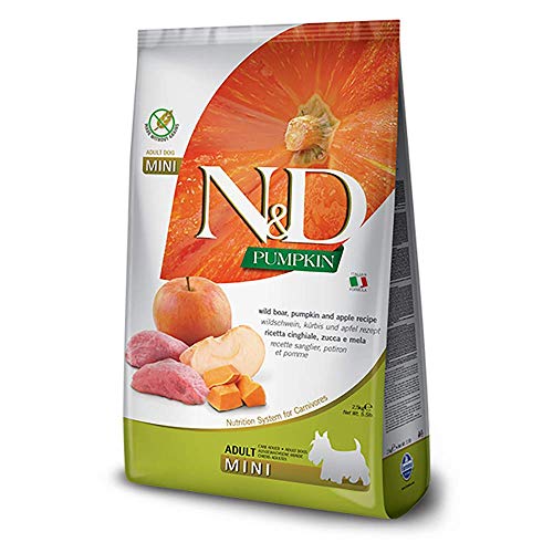 Farmina - Farmina N&D Calabaza y Jabalí Adult Mini Grain Free - 2348-2,5 kg