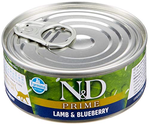 Farmina Natural & Delicious feline Prime con Agnello e Mirtilli 80 gr umido