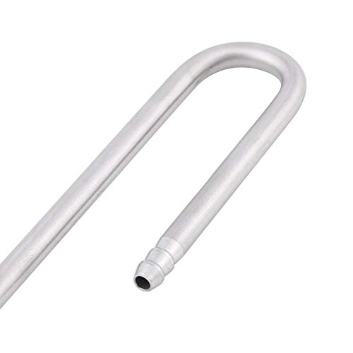 Fdit Dióxido de Carbono Acero Inoxidable Difusor atomizador para Plantas del Acuario Peces (M) M (250 mm)