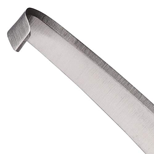 Fdit Herramienta de Corte de Cuchilla Recta para pezuña de Caballo Herramienta de Corte de Cuchilla para pezuña de Acero al Carbono para Uso de Ganado Vacuno(2#)