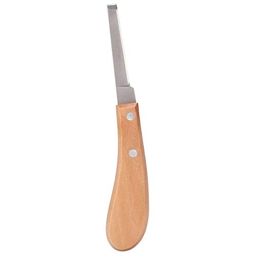 Fdit Herramienta de Corte de Cuchilla Recta para pezuña de Caballo Herramienta de Corte de Cuchilla para pezuña de Acero al Carbono para Uso de Ganado Vacuno(2#)