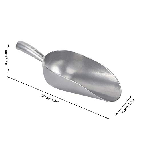Fdit Pala para Alimentos, Pala de alimentación de aleación de Aluminio Espesa, Carga Veterinaria, llenadora de pienso, Pala, Equipo agrícola para Mulas, Pollos, Gansos