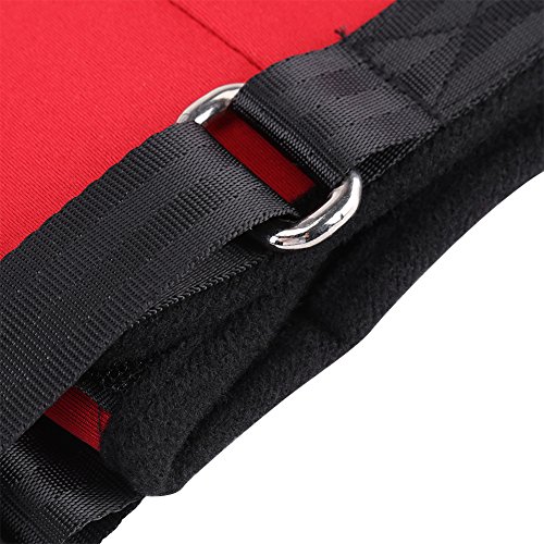 Fdit Soporte para Perros Heridos Arnés para Perro Viejos Correa para Mascotas Perros Gatos Animales(Patas Delanteras Rojas S)