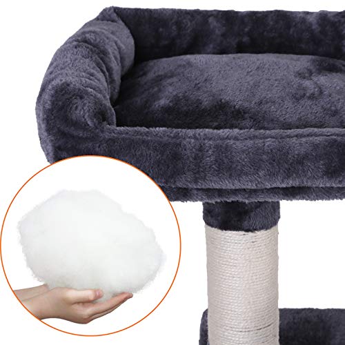 FEANDREA Árbol para Gatos, XXL,168 cm, Gris Ahumado PCT019G01
