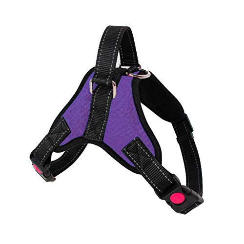 Feimax Arnés para Perro Mediano Grande Antitirones Ajustable Reflectante Arnes Pecho para Perros Pequeño Duradero Chaleco Acolchado Malla Suave Transpirable para Entrenamiento Correr