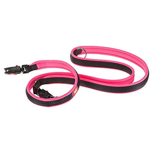 Ferplast Correa ERGOFLUO Matic GA20 200 Pink, Negro, Mediano