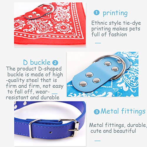 FHW Babero para Mascotas, Bufanda Triangular, Collar De Perro Ajustable, Caja De Almacenamiento con Bolsa De Aseo para Mascotas, Adecuado para Mascotas Grandes, Medianas Y PequeñAs,Púrpura,XL