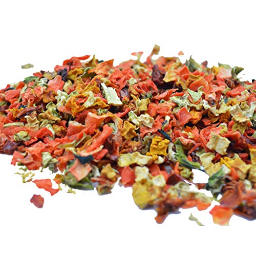 FINCA CASAREJO Snack Natural para Conejos, cobayas y Chinchillas - Ensalada de Verduras (1 Unidad)