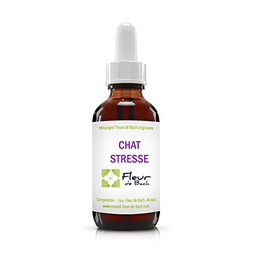 Flores de Bach gato estresado sin alcohol – Una mezcla que ayudará a su gato a calmarse (30 ml)