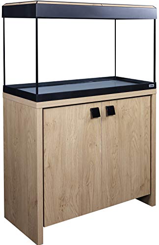 Fluval Kit de Acaurio Roma con Iluminación LED, Color Roble, 125 L