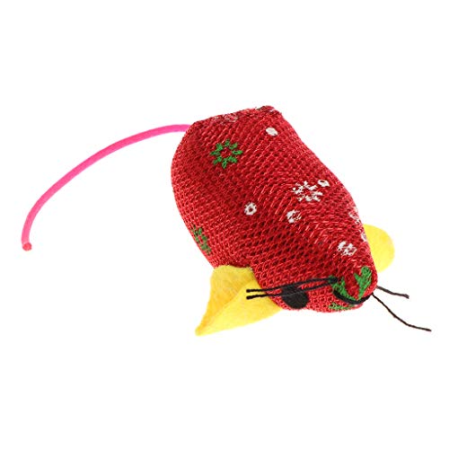 Forgun 5pcs Gato Juguetes Navidad Ratón Catnip Mascotas Gatito Teaser Interactivo Divertido Suministro