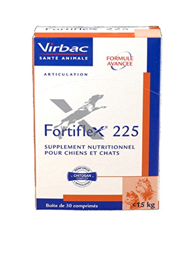Fortiflex 225 suplemento nutricional antiartritis para Perros 30 Comprimidos