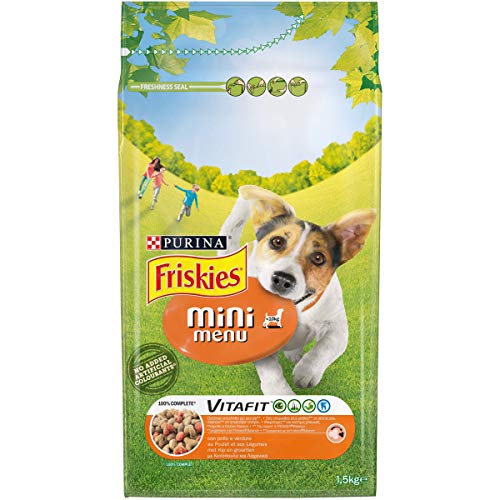 Friskies DD Mini menú Pollo, Pavo y Verduras 1,5 kg – 6 Piezas