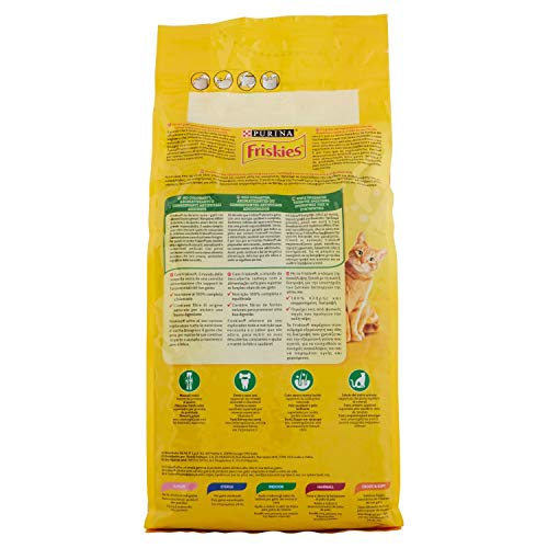 Friskies - Pienso para Gatos con Conejo, Pollo y Verduras añadidas, 2 kg